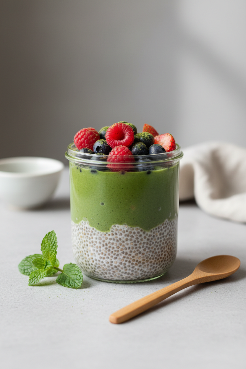Matcha Chia Pudding: The Easiest Make-Ahead Breakfast