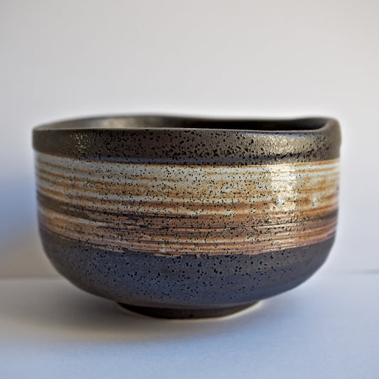 Handcrafted Mino-yaki matcha bowl (Chawan) — Yamaki Kiln, Gifu, Japan | Namisan Australia